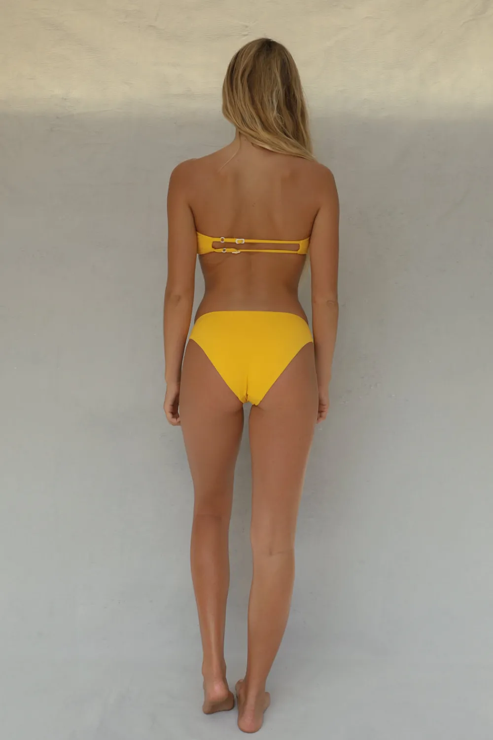 Toast Swim Classic Coverage Bikini Bottom - Daffodil