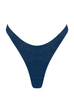 Toast Swim High Hip Bikini Bottom - Abyss Shimmer