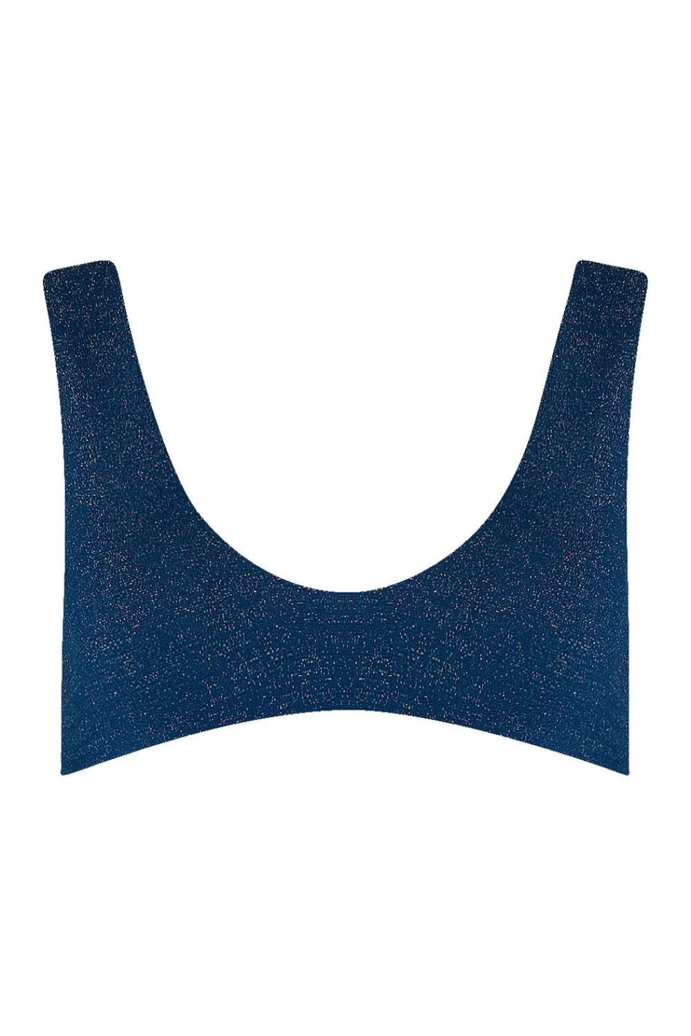 Toast Swim Scoop Bikini Top - Abyss Shimmer