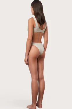 Toast Swim Scoop Bikini Top - Shimmer