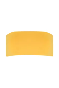 Toast Swim Slide Bandeau Bikini Top - Daffodil