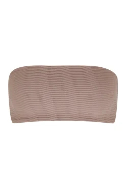 Toast Swim Slide Bandeau Bikini Top - Natural Wave