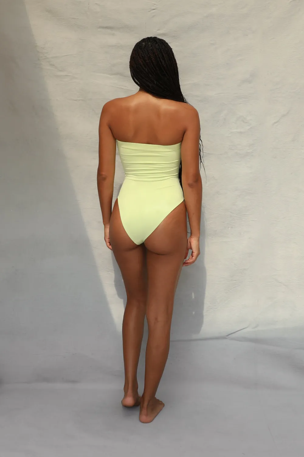Toast Swim Tube One Piece Swimsuit - Lime Creme
